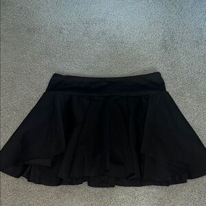 SHEIN Black Circle Skater Skirt
